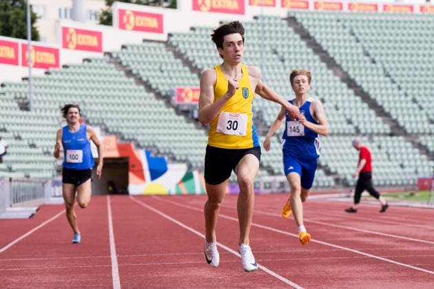 260624 Kjartan Bjarnason of Iceland competes in men™s 400 meter during the athletics competition Boysen Memorial on June 24, 2026 in Oslo. Photo: Marius Nordnes BILDBYRAN COP 185 MX0001 friidrott athletics friidrett boysen memorial norge bbeng *** June 24, 2026: Kjartan Bjarnason of Iceland competes in the men’s 400-meter race during the Boysen Memorial track and field meet on June 24, 2026 in Oslo. Photo by Marius Nordnes, BILDBYRAN COP 185 MX0001. track and field athletics friidrett Boysen Memorial Norway bbeng  Copyright: MARIUSxNORDNES BB260624BB793