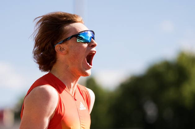 260624 Simeon Vorsleman of Finland celebrate after men™s 400 meter during the athletics competition Boysen Memorial on June 24, 2026 in Oslo. Photo: Marius Nordnes BILDBYRAN COP 185 MX0001 friidrott athletics friidrett boysen memorial norge bbeng jubel *** June 24, 2026: Simeon Vorsleman of Finland celebrates after the men’s 400-meter race during the Boysen Memorial track and field competition on June 24, 2026 in Oslo. Photo by Marius Nordnes, BILDBYRAN COP 185 MX0001. track and field, athletics, friidrett, Boysen Memorial, Norway, BBENG, celebration  Copyright: MARIUSxNORDNES BB260624BB819