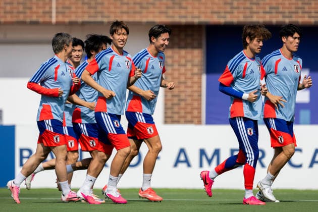 260624 Daichi Kamada, Hiroki Ito and Takehiro Tomiyasu of the Japanese national football team at a training session during day 14 of the FIFA World Cup, WM, Weltmeisterschaft, Fussball 2026 on June 24, 2026 in Dallas. Photo: Petter Arvidson BILDBYRAN kod PA PA1252 fotboll football soccer fotball vm fotbolls-vm fotball-vm fotbolls-vm 2026 fifa world cup 2026 träning practice training day 14 bbeng japan *** 260624 Daichi Kamada, Hiroki Ito, and Takehiro Tomiyasu of the Japanese national soccer team at a training session on day 14 of the 2026 FIFA World Cup on June 24, 2026 in Dallas. Photo by Petter Arvidson. BILDBYRAN code PA PA1252 soccer football soccer World Cup soccer World Cup 2026 FIFA World Cup 2026 training practice training day 14 bbeng Japan  Copyright: PETTERxARVIDSON BB260624PA011