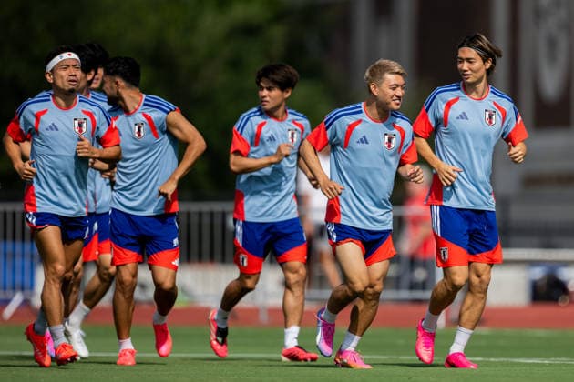 260624 Yuto Nagatomo, Ritsu Doan and Kou Itakura of the Japanese national football team at a training session during day 14 of the FIFA World Cup, WM, Weltmeisterschaft, Fussball 2026 on June 24, 2026 in Dallas. Photo: Petter Arvidson BILDBYRAN kod PA PA1252 fotboll football soccer fotball vm fotbolls-vm fotball-vm fotbolls-vm 2026 fifa world cup 2026 träning practice training day 14 bbeng japan *** 260624 Yuto Nagatomo, Ritsu Doan, and Kou Itakura of the Japanese national soccer team at a training session on day 14 of the 2026 FIFA World Cup on June 24, 2026 in Dallas. Photo by Petter Arvidson. BILDBYRAN code PA PA1252 soccer football soccer World Cup 2026 FIFA World Cup 2026 training practice day 14 BBENG Japan  Copyright: PETTERxARVIDSON BB260624PA012
