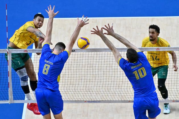 Volleyball, Nations League, Ukraine v Brazil