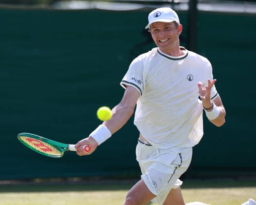 August Holmgren (DEN), Herren Einzel, Men s Singles, Qualifikation, Wimbledon Tennis - Wimbledon 2026 - Grand Slam ITF ATP, Tennis Herren WTA, Tennis Damen - AELTC - London - - Great Britain - 24 June 2026. *** August Holmgren DEN, Men s Singles, Qualifying, Wimbledon Tennis, Wimbledon 2026, Grand Slam, ITF, ATP, WTA, AELTC, London, Great Britain, June 24, 2026 Copyright: xJuergenxHasenkopfx