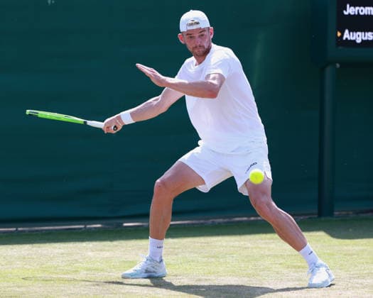 Jerome Kim (SUI), Herren Einzel, Men s Singles, Qualifikation, Wimbledon Tennis - Wimbledon 2026 - Grand Slam ITF ATP, Tennis Herren WTA, Tennis Damen - AELTC - London - - Great Britain - 24 June 2026. *** Jerome Kim SUI, Men s Singles, Qualifying, Wimbledon Tennis, Wimbledon 2026, Grand Slam, ITF, ATP, WTA, AELTC, London, Great Britain, June 24, 2026 Copyright: xJuergenxHasenkopfx