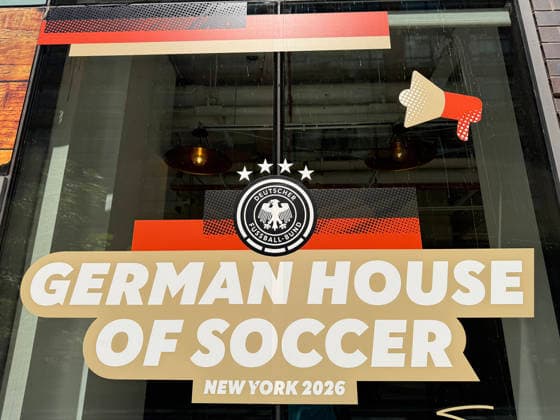 Football, 2026 FIFA World Cup, German House of Soccer in Manhattan, New York