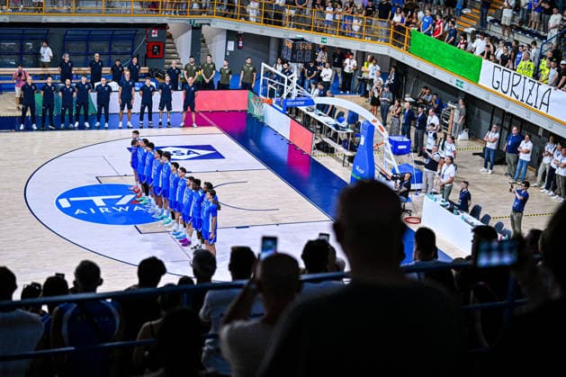 IPA86017732 - ITALY - CROATIA Friendly Match June 23, 2026 Photo by Mitja Emili during the Italy vs. Croatia basketball exhibition game in Gorizia, Italy, June 24, 2026  Copyright: xMitjaxEmili IPAxSportx xx 86017732