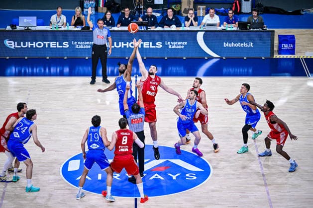 IPA86017735 - ITALY - CROATIA Friendly Match June 23, 2026 Photo by Mitja Emili during the Italy vs. Croatia basketball exhibition game in Gorizia, Italy, June 24, 2026  Copyright: xMitjaxEmili IPAxSportx xx 86017735