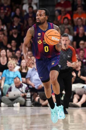June 24, 2026, Barcelona, Barcelona, Spain: Kevin Punter of FC Barcelona, Barca in action during the Spanish League, Liga ACB Endesa, basketball Final Game 4 match played between FC Barcelona and Valencia Basket at Palau Blaugrana on June 24, 2026 in Barcelona, Spain. Barcelona Spain - ZUMAa181 20260624_zaa_a181_030 Copyright: xJavierxBorregox