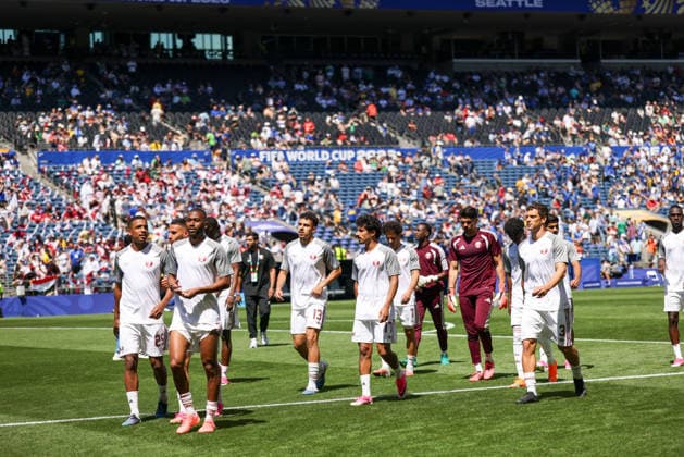 Bosnia and Herzegovina v Qatar - FIFA World Cup, WM, Weltmeisterschaft, Fussball 2026 - Group B SEATTLE, USA - JUNE 24: Players warm up prior the 2026 FIFA World Cup First Stage Group B match between Bosnia and Herzegovina and Qatar at Lumen Field (Seattle Stadium) in Seattle, Washington, United States on June 24, 2026. Samah Zidan Anadolu Washington United States. Editorial use only. Please get in touch for any other usage.  Copyright: x2026xAnadoluxSamahxZidanx