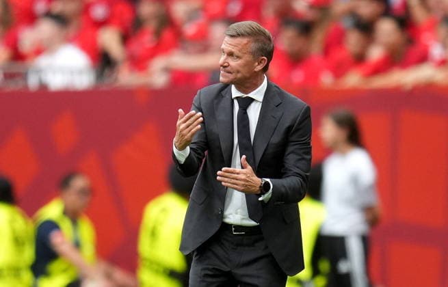 FIFA World Cup, WM, Weltmeisterschaft, Fussball 2026 - Group B - Switzerland vs Canada Canada s head coach Jesse Marsch during the FIFA World Cup 2026 group stage match Switzerland against Canada, in Vancouver, Canada, 24 June 2026. VANCOUVER Canada  Copyright: xBOBxFRIDx