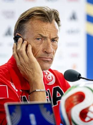 KANSAS CITY - National coach HervÃ Renard during a Tunisian press conference, PK, Pressekonferenz ahead of the World Cup match against the Dutch national team, Nationalteam on June 24, 2026, in Kansas City. KOEN VAN WEEL ANP xVIxANPxSportx xxANPxIVx 561870301 originalFilename: 561870301.jpg