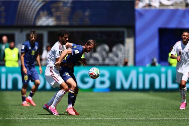 Bosnia and Herzegovina v Qatar - FIFA World Cup, WM, Weltmeisterschaft, Fussball 2026 - Group B SEATTLE, USA - JUNE 24: Ivan Sunjic (14) of Bosnia and Herzegovina in action during the 2026 FIFA World Cup First Stage Group B match between Bosnia and Herzegovina and Qatar at Lumen Field (Seattle Stadium) in Seattle, Washington, United States on June 24, 2026. Samah Zidan Anadolu Washington United States. Editorial use only. Please get in touch for any other usage.  Copyright: x2026xAnadoluxSamahxZidanx
