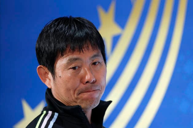 Japan s head coach Hajime Moriyasu speaks at a press conference, PK, Pressekonferenz in Dallas, USA, 24 June 2026. Press conference of the Japanese national football team !ACHTUNG: NUR REDAKTIONELLE NUTZUNG!  Copyright: xMariscalx GR3293 20260624-55020698199_1