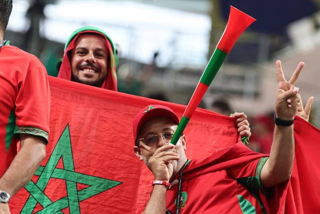 FIFA World Cup, WM, Weltmeisterschaft, Fussball 2026 - Group C - Morocco vs Haiti Fans of Morocco cheer before the FIFA World Cup 2026 group stage match Morocco against Haiti, in Atlanta, Georgia, USA, 24 June 2026. ATLANTA United States  Copyright: xRONALDxWITTEKx