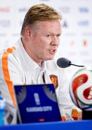 KANSAS CITY - National coach Ronald Koeman during a press conference, PK, Pressekonferenz of the Dutch national team, Nationalteam ahead of the World Cup match against Tunisia, on June 24, 2026, in Kansas City. KOEN VAN WEEL ANP xVIxANPxSportx xxANPxIVx 561876388 originalFilename: 561876388.jpg