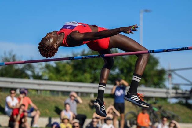 76th Boris Hanzekovic Memorial ZAGREB, CROATIA - JUNE 24: Fatoumata Balley of Guinea competes in Women s High Jump during the 76th Boris Hanzekovic Memorial, part of the World Athletics Continental Tour Gold 2026 at City Fountains on June 24, 2026 in Zagreb, Croatia.  NevaxZganec PIXSELL