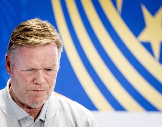 KANSAS CITY - National coach Ronald Koeman during a press conference, PK, Pressekonferenz of the Dutch national team, Nationalteam ahead of the World Cup match against Tunisia, on June 24, 2026, in Kansas City. KOEN VAN WEEL ANP xVIxANPxSportx xxANPxIVx 561877875 originalFilename: 561877875.jpg