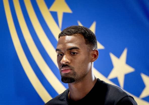KANSAS CITY - Ryan Gravenberch during a press conference, PK, Pressekonferenz of the Dutch national team, Nationalteam ahead of the World Cup match against Tunisia, on June 24, 2026, in Kansas City. KOEN VAN WEEL ANP xVIxANPxSportx xxANPxIVx 561878127 originalFilename: 561878127.jpg