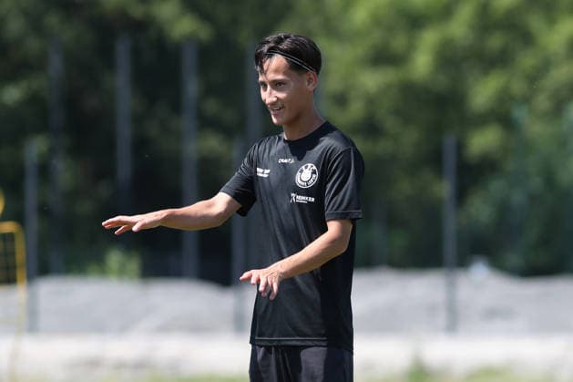 Regionalliga Nordost: Trainingsauftakt des 1. FC Lok Leipzig, 24.06.2026 Samim Bigi (aus eigener U19, Lok Leipzig). Fußball, Regionalliga Nordost, Saison 2026 2027, Trainingsauftakt des 1. FC Lok Leipzig am 24.06.2026 im Bruno-Plache-Stadion, Leipzig. *** Regionalliga Nordost: 1 FC Lok Leipzig Kicks Off Training, June 24, 2026; Samim Bigi from the club’s own U19 team, Lok Leipzig Soccer, Northeast Regional League, 2026–2027 season, 1 FC Lok Leipzig’s training kickoff on June 24, 2026, at Bruno Plache Stadium, Leipzig Copyright: xBEAUTIFULxSPORTS JanxKaeferx
