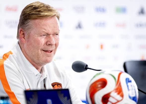 KANSAS CITY - National coach Ronald Koeman during a press conference, PK, Pressekonferenz of the Dutch national team, Nationalteam ahead of the World Cup match against Tunisia, on June 24, 2026, in Kansas City. KOEN VAN WEEL ANP xVIxANPxSportx xxANPxIVx 561878580 originalFilename: 561878580.jpg