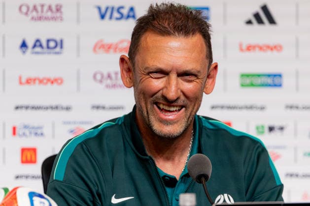 SOCCER AUSTRALIA TRAINING, Socceroos coach Tony Popovic during a press conference, PK, Pressekonferenz ahead of their match against Paraguay at the San Francisco Bay Area Stadium in Santa Clara, California, United States, Wednesday, June 24, 2026. ( NO ARCHIVING Alameda California United States  Copyright: xJasonxHenryx 20260625198791299854
