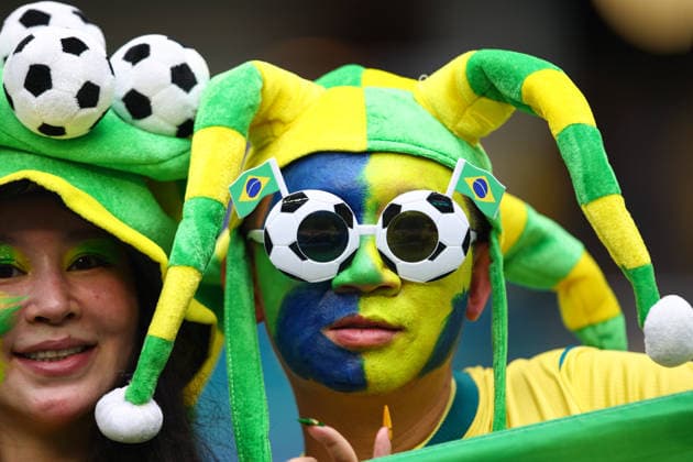 FIFA World Cup, WM, Weltmeisterschaft, Fussball 2026: Scotland v Brazil MIAMI, USA - 24th June 2026: Brazil fans during the FIFA World Cup 2026 Group C match between Scotland and Brazil at Miami Stadium Miami Miami Stadium United States of America Copyright: xCraigxMercerx xPeakxActionxPhotosx