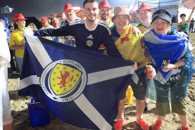 Football, 2026 FIFA World Cup, Scotland v Brazil, fans at a public viewing event in Rio de Janeiro
