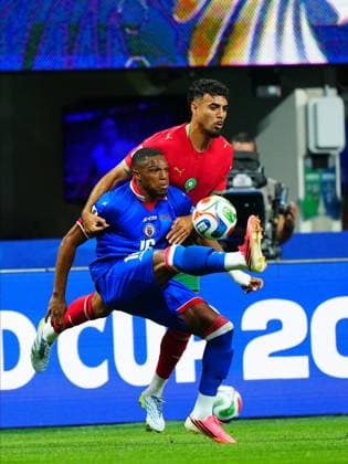 Morocco v Haiti - FIFA World Cup, WM, Weltmeisterschaft, Fussball 2026 - Group C ATLANTA, USA - JUNE 24: Lenny Joseph (16) of Haiti in action during 2026 FIFA World Cup First Stage Group C match between Morocco and Haiti at Mercedes-Benz Stadium (Atlanta Stadium) in Atlanta, Georgia, United States on June 24, 2026. Evrim Aydin Anadolu Georgia United States. Editorial use only. Please get in touch for any other usage.  Copyright: x2026xAnadoluxEvrimxAydinx