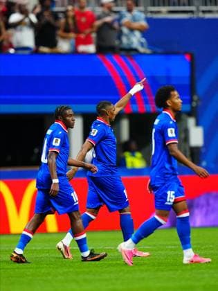 Morocco v Haiti - FIFA World Cup, WM, Weltmeisterschaft, Fussball 2026 - Group C ATLANTA, USA - JUNE 24: Lenny Joseph of Haiti celebrates after scoring a goal during 2026 FIFA World Cup First Stage Group C match between Morocco and Haiti at Mercedes-Benz Stadium (Atlanta Stadium) in Atlanta, Georgia, United States on June 24, 2026. Evrim Aydin Anadolu Georgia United States. Editorial use only. Please get in touch for any other usage.  Copyright: x2026xAnadoluxEvrimxAydinx