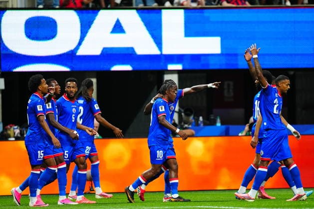 Morocco v Haiti - FIFA World Cup, WM, Weltmeisterschaft, Fussball 2026 - Group C ATLANTA, USA - JUNE 24: Lenny Joseph of Haiti celebrates after scoring a goal during 2026 FIFA World Cup First Stage Group C match between Morocco and Haiti at Mercedes-Benz Stadium (Atlanta Stadium) in Atlanta, Georgia, United States on June 24, 2026. Evrim Aydin Anadolu Georgia United States. Editorial use only. Please get in touch for any other usage.  Copyright: x2026xAnadoluxEvrimxAydinx