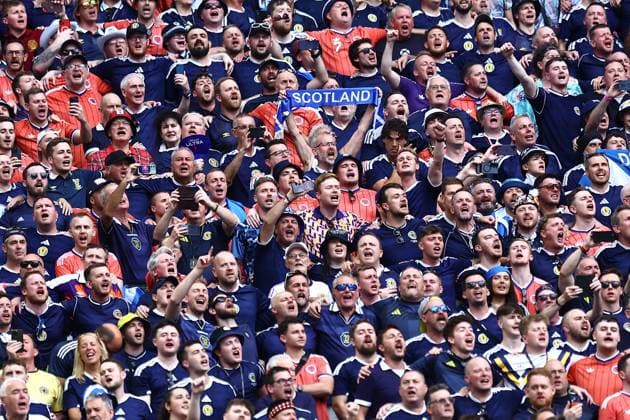Scotland fans Scotland v Brazil, 2026 FIFA World Cup, WM, Weltmeisterschaft, Fussball Group C, Football, Miami Stadium, Miami, Florida, USA - 24 Jun 2026Miami Miami Stadium Florida (FL) United States of America EDITORIAL USE ONLY No use with unauthorised audio, video, data, fixture lists, club league logos or live services. Online in-match use limited to 120 images, no video emulation. No use in betting, games or single club league player publications.  Copyright: xMichaelxZemanek Shutterstockx 16956031bd