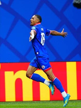 Morocco v Haiti - FIFA World Cup, WM, Weltmeisterschaft, Fussball 2026 - Group C ATLANTA, USA - JUNE 24: Wilson Isidor of Haiti celebrates after scoring a goal during 2026 FIFA World Cup First Stage Group C match between Morocco and Haiti at Mercedes-Benz Stadium (Atlanta Stadium) in Atlanta, Georgia, United States on June 24, 2026. Evrim Aydin Anadolu Georgia United States. Editorial use only. Please get in touch for any other usage.  Copyright: x2026xAnadoluxEvrimxAydinx