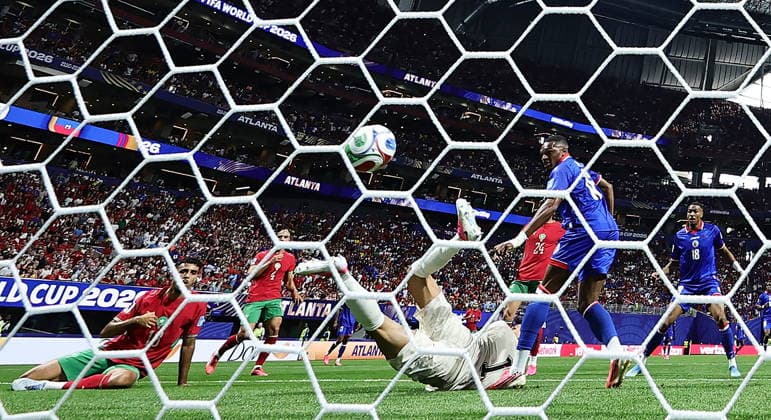 FIFA World Cup, WM, Weltmeisterschaft, Fussball 2026 - Group C - Morocco vs Haiti Lenny Joseph of Haiti celebrates the 0-1 goal during the FIFA World Cup 2026 group stage match Morocco against Haiti, in Atlanta, Georgia, USA, 24 June 2026. ATLANTA United States  Copyright: xRONALDxWITTEKx