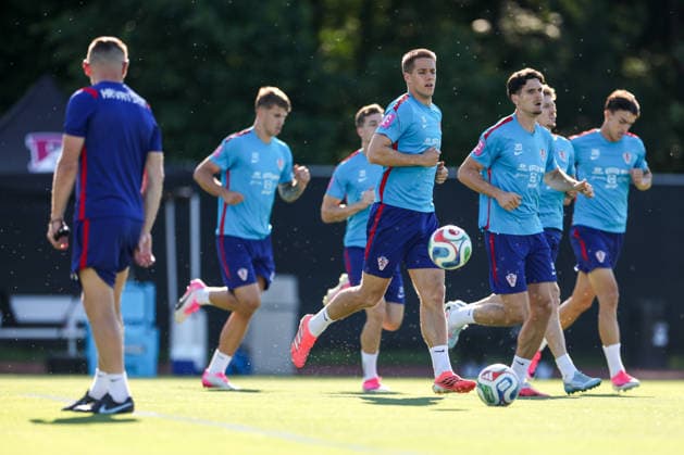 Croatia Training And press conference, PK, Pressekonferenz - FIFA World Cup, WM, Weltmeisterschaft, Fussball 2026 ALEXANDRIA, VIRGINIA - JUNE 24: Mario Pasalic of Croatia during the training session of Croatian national football team at training centre at Episcopal High School on June 24, 2026 in Alexandria, Virginia.  IgorxKralj PIXSELL