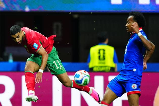 Morocco v Haiti - FIFA World Cup, WM, Weltmeisterschaft, Fussball 2026 - Group C ATLANTA, USA - JUNE 24: Ismael Saibari (11) of Morocco in action during 2026 FIFA World Cup First Stage Group C match between Morocco and Haiti at Mercedes-Benz Stadium (Atlanta Stadium) in Atlanta, Georgia, United States on June 24, 2026. Evrim Aydin Anadolu Georgia United States. Editorial use only. Please get in touch for any other usage.  Copyright: x2026xAnadoluxEvrimxAydinx