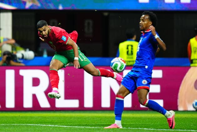 Morocco v Haiti - FIFA World Cup, WM, Weltmeisterschaft, Fussball 2026 - Group C ATLANTA, USA - JUNE 24: Ismael Saibari (11) of Morocco in action during 2026 FIFA World Cup First Stage Group C match between Morocco and Haiti at Mercedes-Benz Stadium (Atlanta Stadium) in Atlanta, Georgia, United States on June 24, 2026. Evrim Aydin Anadolu Georgia United States. Editorial use only. Please get in touch for any other usage.  Copyright: x2026xAnadoluxEvrimxAydinx