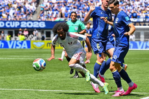 June 24, 2026: = during the FIFA World Cup, WM, Weltmeisterschaft, Fussball match between Bosnia - Herzegovina and Qatar in Seattle, WA.Bosnia - Herzegovina defeated Qatar 3-1. CSM FIFA World Cup 2026: JUN 24 Bosnia - Herzegovina Vs Qatar  - ZUMAc04_ 20260624_zma_c04_011 Copyright: xStevexFaberx
