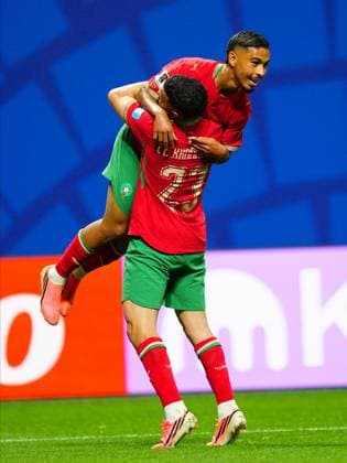 Morocco v Haiti - FIFA World Cup, WM, Weltmeisterschaft, Fussball 2026 - Group C ATLANTA, USA - JUNE 24: Gassime Yassine (16) of Morocco celebrates after scoring a goal during 2026 FIFA World Cup First Stage Group C match between Morocco and Haiti at Mercedes-Benz Stadium (Atlanta Stadium) in Atlanta, Georgia, United States on June 24, 2026. Evrim Aydin Anadolu Georgia United States. Editorial use only. Please get in touch for any other usage.  Copyright: x2026xAnadoluxEvrimxAydinx