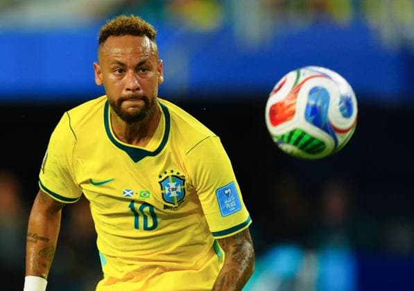 Neymar of Brazil Scotland v Brazil, 2026 FIFA World Cup, WM, Weltmeisterschaft, Fussball Group C, Football, Miami Stadium, Miami, Florida, USA - 24 Jun 2026Miami Miami Stadium Florida (FL) United States of America EDITORIAL USE ONLY No use with unauthorised audio, video, data, fixture lists, club league logos or live services. Online in-match use limited to 120 images, no video emulation. No use in betting, games or single club league player publications.  Copyright: xJavierxGarcia Shutterstockx 16956030dz