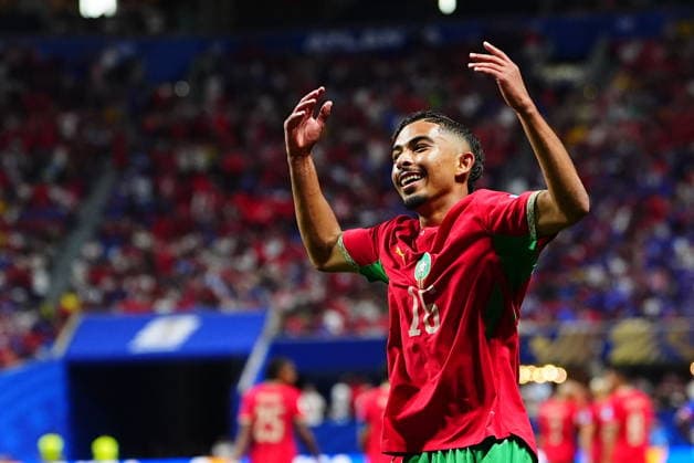 Morocco v Haiti - FIFA World Cup, WM, Weltmeisterschaft, Fussball 2026 - Group C ATLANTA, USA - JUNE 24: Gassime Yassine (16) of Morocco celebrates after scoring a goal during 2026 FIFA World Cup First Stage Group C match between Morocco and Haiti at Mercedes-Benz Stadium (Atlanta Stadium) in Atlanta, Georgia, United States on June 24, 2026. Evrim Aydin Anadolu Georgia United States. Editorial use only. Please get in touch for any other usage.  Copyright: x2026xAnadoluxEvrimxAydinx