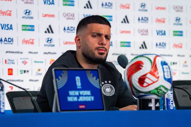 FIFA Fussball Weltmeisterschaft 2026, Gruppe E, Spiel 3, Ecuador vs Deutschand, 24.06.2026, Metlife-Stadion in New Jersey Pressekonferenz vor dem Spiel mit Julian Nagelsmann (Deutschland) und Deniz Undav (Deutschland) *** 2026 FIFA World Cup, Group E, Match 3, Ecuador vs. Germany, June 24, 2026, MetLife Stadium in New Jersey. Pre-match press conference with Julian Nagelsmann (Germany) and Deniz Undav (Germany) Copyright: xBahhoxKarax