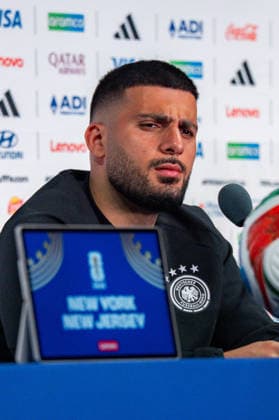 FIFA Fussball Weltmeisterschaft 2026, Gruppe E, Spiel 3, Ecuador vs Deutschand, 24.06.2026, Metlife-Stadion in New Jersey Pressekonferenz vor dem Spiel mit Julian Nagelsmann (Deutschland) und Deniz Undav (Deutschland) *** 2026 FIFA World Cup, Group E, Match 3, Ecuador vs. Germany, June 24, 2026, MetLife Stadium in New Jersey. Pre-match press conference with Julian Nagelsmann (Germany) and Deniz Undav (Germany) Copyright: xBahhoxKarax