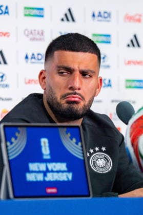 FIFA Fussball Weltmeisterschaft 2026, Gruppe E, Spiel 3, Ecuador vs Deutschand, 24.06.2026, Metlife-Stadion in New Jersey Pressekonferenz vor dem Spiel mit Julian Nagelsmann (Deutschland) und Deniz Undav (Deutschland) *** 2026 FIFA World Cup, Group E, Match 3, Ecuador vs. Germany, June 24, 2026, MetLife Stadium in New Jersey. Pre-match press conference with Julian Nagelsmann (Germany) and Deniz Undav (Germany) Copyright: xBahhoxKarax