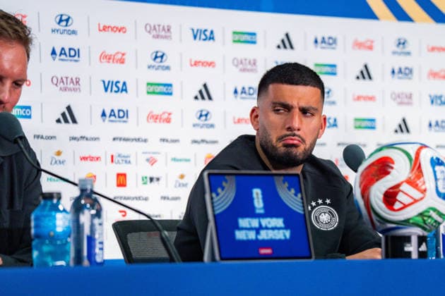 FIFA Fussball Weltmeisterschaft 2026, Gruppe E, Spiel 3, Ecuador vs Deutschand, 24.06.2026, Metlife-Stadion in New Jersey Pressekonferenz vor dem Spiel mit Julian Nagelsmann (Deutschland) und Deniz Undav (Deutschland) *** 2026 FIFA World Cup, Group E, Match 3, Ecuador vs. Germany, June 24, 2026, MetLife Stadium in New Jersey. Pre-match press conference with Julian Nagelsmann (Germany) and Deniz Undav (Germany) Copyright: xBahhoxKarax