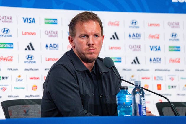FIFA Fussball Weltmeisterschaft 2026, Gruppe E, Spiel 3, Ecuador vs Deutschand, 24.06.2026, Metlife-Stadion in New Jersey Pressekonferenz vor dem Spiel mit Julian Nagelsmann (Deutschland) und Deniz Undav (Deutschland) *** 2026 FIFA World Cup, Group E, Match 3, Ecuador vs. Germany, June 24, 2026, MetLife Stadium in New Jersey. Pre-match press conference with Julian Nagelsmann (Germany) and Deniz Undav (Germany) Copyright: xBahhoxKarax