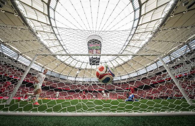 June 24, 2026, Vancouver, Bc, CANADA: Switzerland s Ruben Vargas (17) scores on Canada goalkeeper Maxime Crepeau (16) as Luc de Fougerolles (4) looks on during the second half of a World Cup Group B soccer match, in Vancouver, on Wednesday, June 24, 2026. Canada News - June 24, 2026  - ZUMAc35_ 20260624_zaf_c35_174 Copyright: xEthanxCairnsx