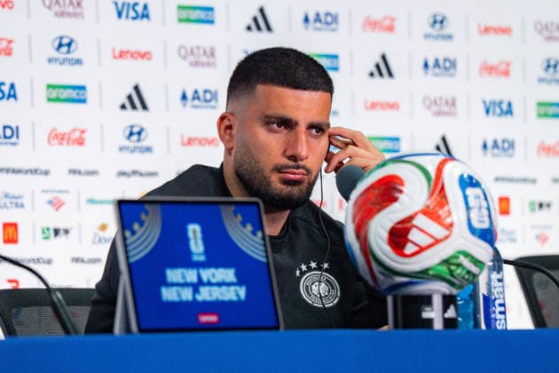 FIFA Fussball Weltmeisterschaft 2026, Gruppe E, Spiel 3, Ecuador vs Deutschand, 24.06.2026, Metlife-Stadion in New Jersey Pressekonferenz vor dem Spiel mit Julian Nagelsmann (Deutschland) und Deniz Undav (Deutschland) *** 2026 FIFA World Cup, Group E, Match 3, Ecuador vs. Germany, June 24, 2026, MetLife Stadium in New Jersey. Pre-match press conference with Julian Nagelsmann (Germany) and Deniz Undav (Germany) Copyright: xBahhoxKarax