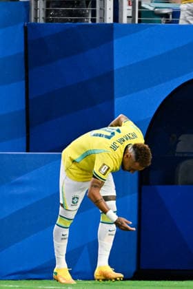 Neymar of Brazil prepares to enter the field during a FIFA Men’s World Cup 2026 Group Stage football match between Scotland and Brazil at Miami Stadium, in Miami Gardens on June 24th 2026 (Photo by Andre Ricardo SPP)  Copyright: xAndrexRicardo SPPx Sportspressphoto_SPR175715