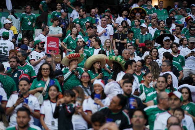 Czechia v Mexico - FIFA World Cup, WM, Weltmeisterschaft, Fussball 2026 - Group A MEXICO CITY, MEXICO - JUNE 24: Fans gather prior 2026 FIFA World Cup First Stage Group A match between Czechia and Mexico at Estadio Azteca (Mexico Stadium) in Mexico City, Mexico on June 24, 2026. Luciano Gonzalez Anadolu Mexico City Mexico. Editorial use only. Please get in touch for any other usage.  Copyright: x2026xAnadoluxLucianoxGonzalezx