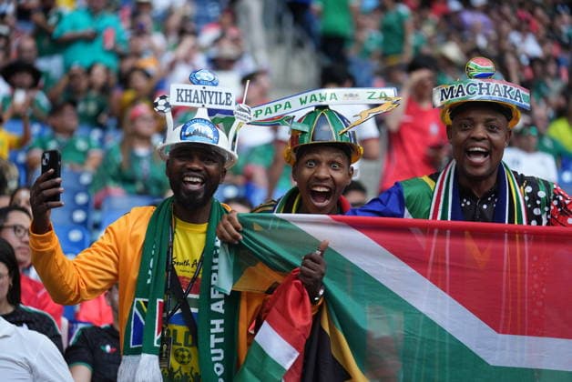 South Africa v South Korea - FIFA World Cup, WM, Weltmeisterschaft, Fussball 2026 - Group A MONTERREY, MEXICO - JUNE 24: Fans gather prior the 2026 FIFA World Cup First Stage Group A match between South Africa and South Korea at Estadio BBVA (Monterrey Stadium) in Monterrey, Mexico on June 24, 2026. Juancho Torres Anadolu Nuevo Leon Mexico. Editorial use only. Please get in touch for any other usage.  Copyright: x2026xAnadoluxJuanchoxTorresx
