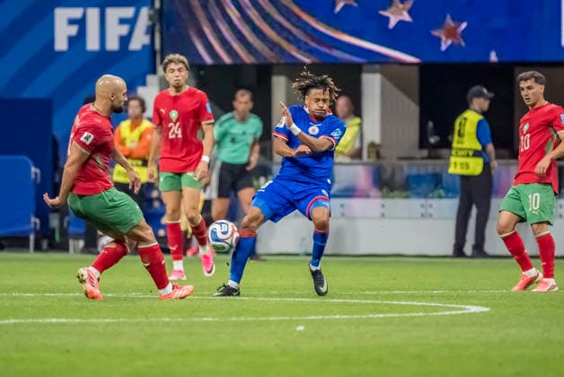 June 24, 2026, Atlanta, Georgia, USA: Haiti defender Martin Experience (8) plays against Morocco during their World Cup: First Stage Group C match at Atlanta Stadium in Atlanta, Georgia. Atlanta USA - ZUMAa161 20260624_aaa_a161_032 Copyright: xWalterxArcex xGMGx